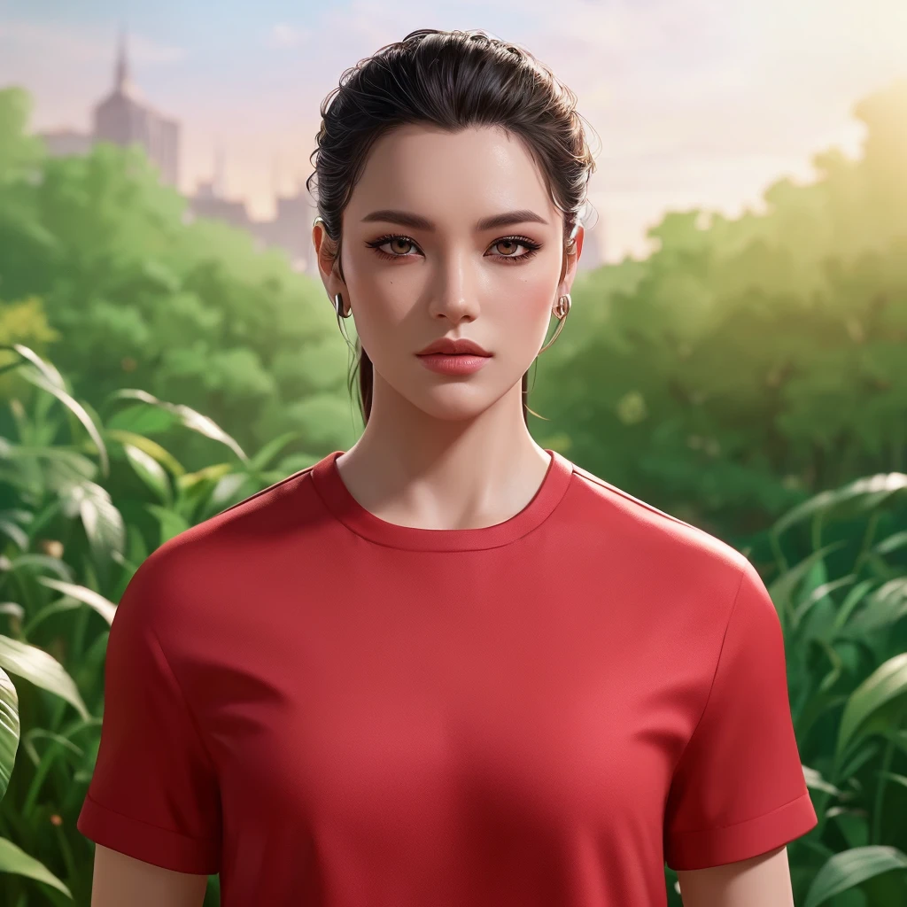 (วอลล์เปเปอร์ CG unity 8k ที่very detailed),(Masterpiece), (best quality), (very detailed), (best illustrations),(best shadow), cowboy shoot, (sharp eyeliner, eyelid, Detailed eyes:1.1), (city background:1.2), ,Take a break , Version 3 (Girls' frontline), , 3D,8k,