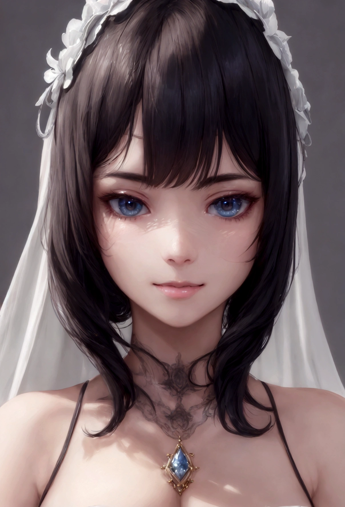 (ultra high res,photorealistic,realistic,best quality,photo-realistic), (8k, raw photo, best quality, masterpiece), (photon mapping, radiosity, physically-based rendering,automatic white balance), technological sense, best quality, masterpiece, illustration,CG ,unity ,wallpaper, official art, Amazing, finely detail, an extremely delicate and beautiful,extremely detailed, highly detailed, sharp focus,rich background,blurry background, (real person,photograph), (((high detailed skin,visible pores))), (((face close-up))), ((small breasts)), Her face is like a work of art, with every feature perfectly balanced and symmetrical. Her eyes are a vivid shade of blue, with long, thick lashes that fan out like feathers, she has black short hair with fringe, beautiful detailed glass hair. They are framed by delicately arched brows, which give her an air of sophistication and intelligence.Her nose is small and straight, with a slight upturn at the tip that gives her a playful, mischievous look. Her lips are full and lush, with a natural pout that is both sensual and inviting. When she smiles, her whole face lights up, and you can't help but be drawn in by her infectious energy. Her skin is like porcelain, smooth and flawless, with a natural radiance that seems to come from within. It's as if she's lit from within, with a glow that makes her stand out in any crowd. When you look at her, you can't help but be captivated by her beauty, and you know that you'll never forget her face.