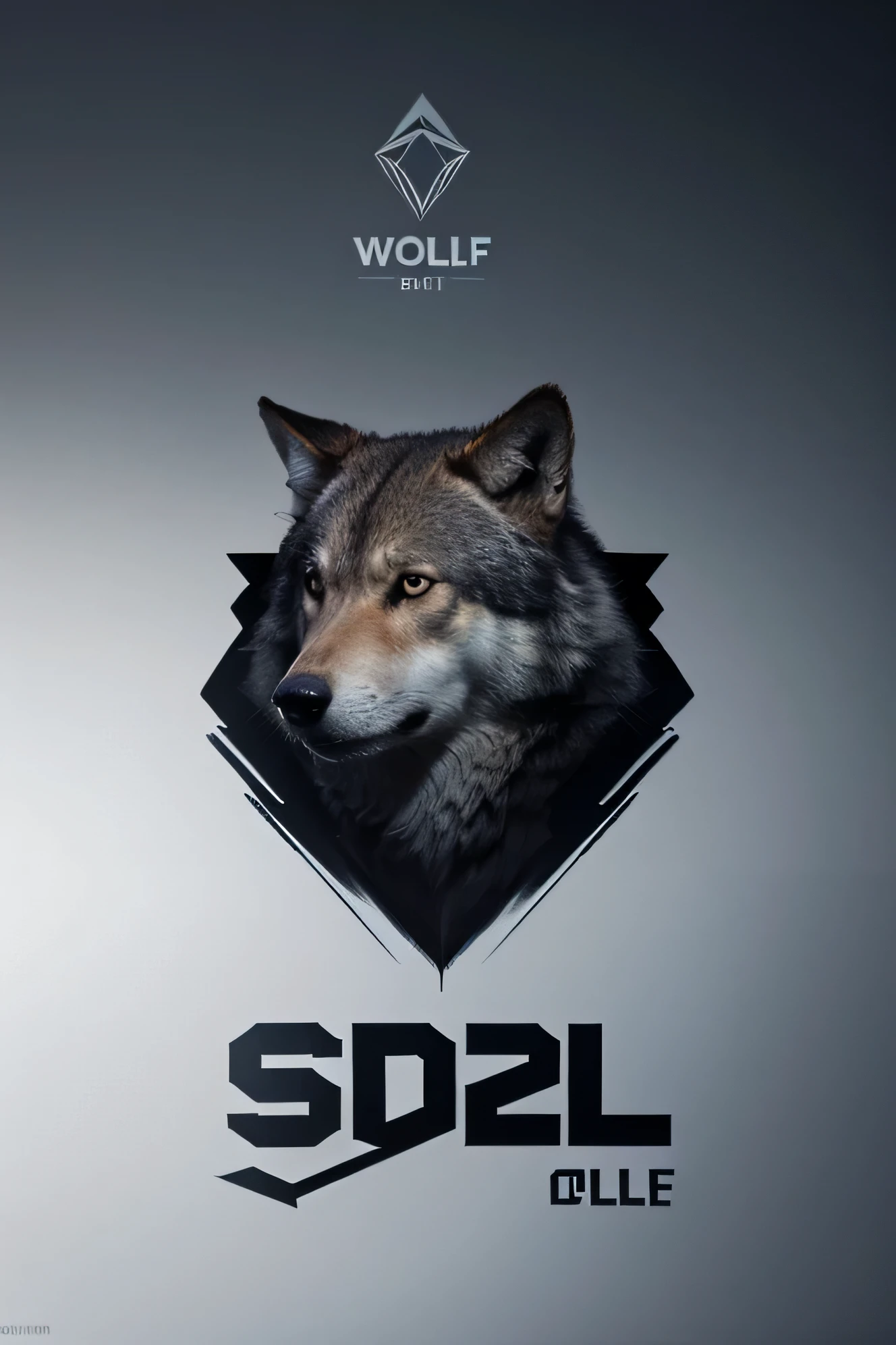 Make an esports logo with the reference animal a wolf and the name O.P.P.L