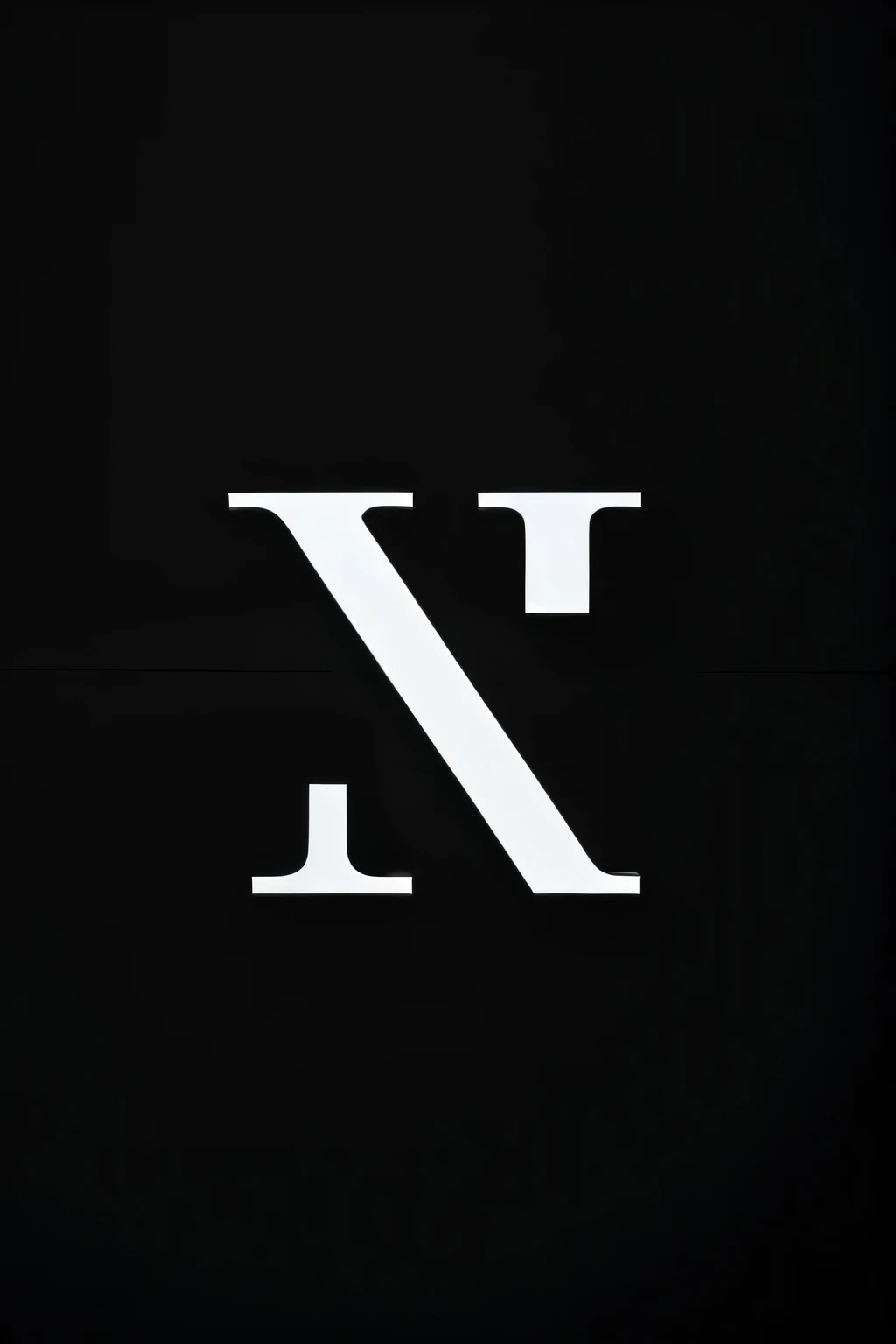 Black and white cool pixelated letters of E and T