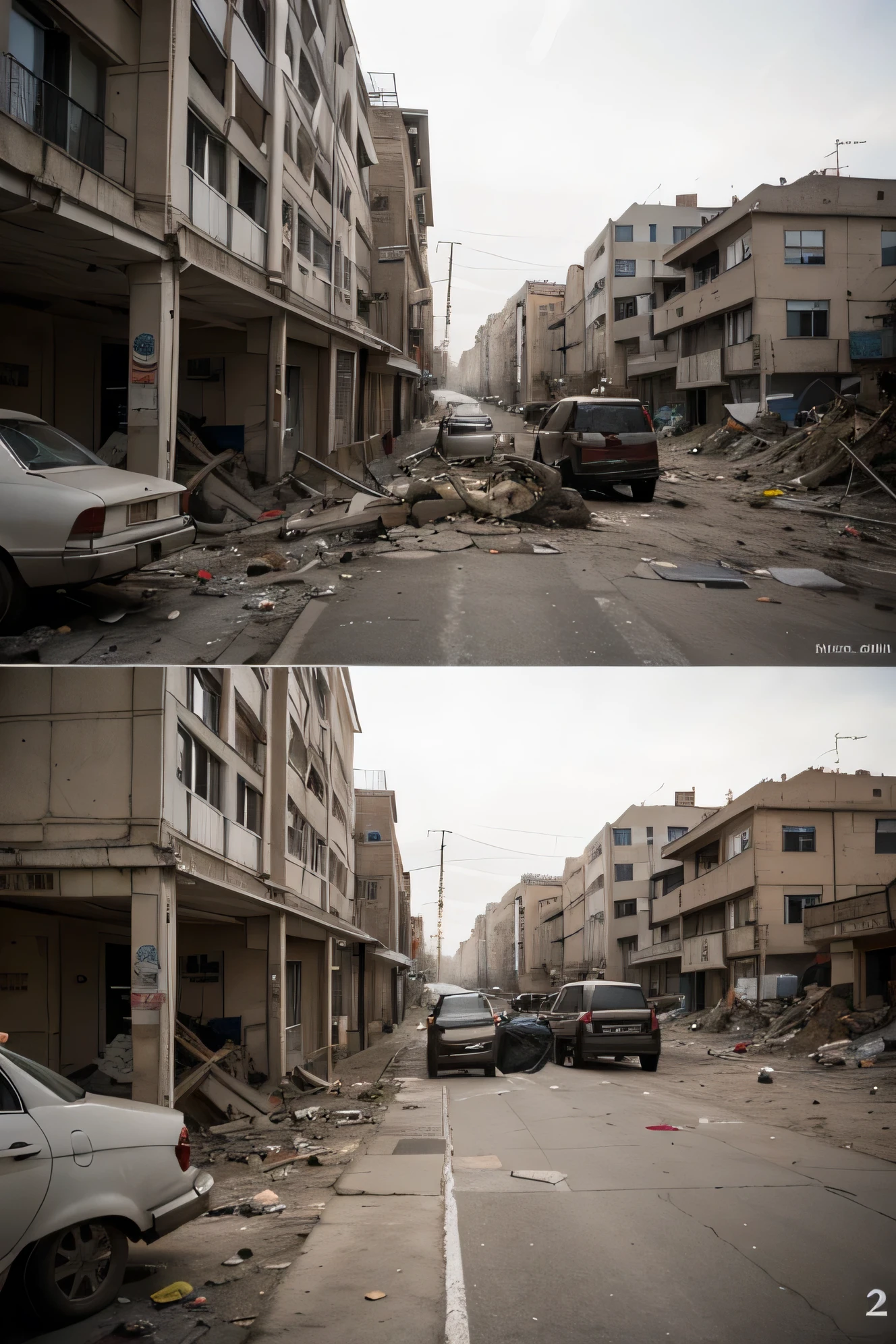 A city torn apart by war
