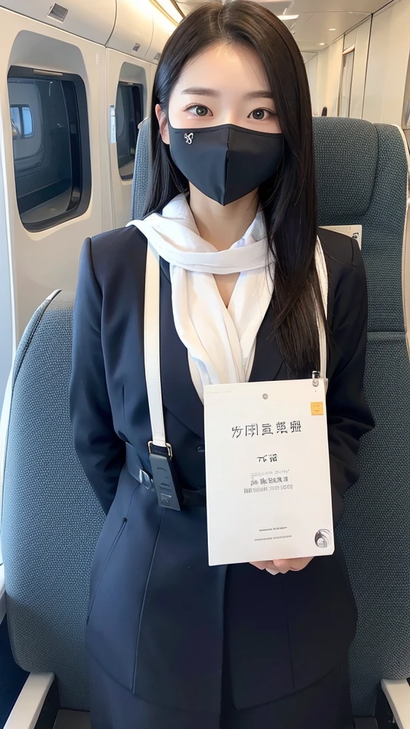 AIBeauty、Cabin Attendant Prompt、plane、Face masks