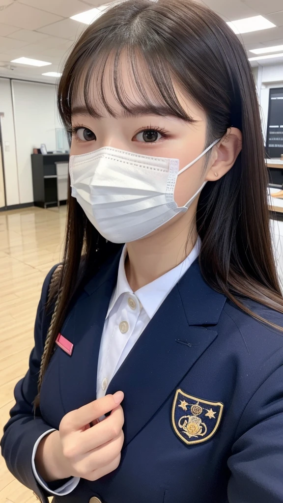 ＡＩBeauty、JK prompt、uniform、School、Face masks
