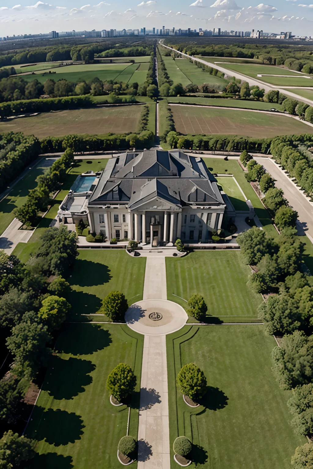 bigger mansion, en un bosque, con parque extenso en rusia.