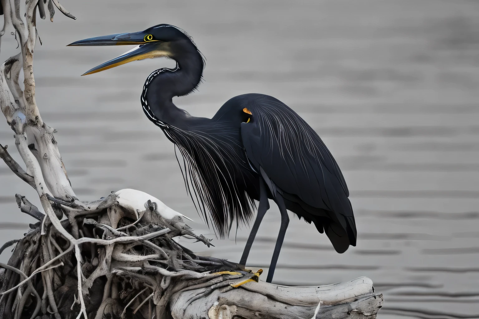 1 black heron, fairy tale, Fairytale, Mystery