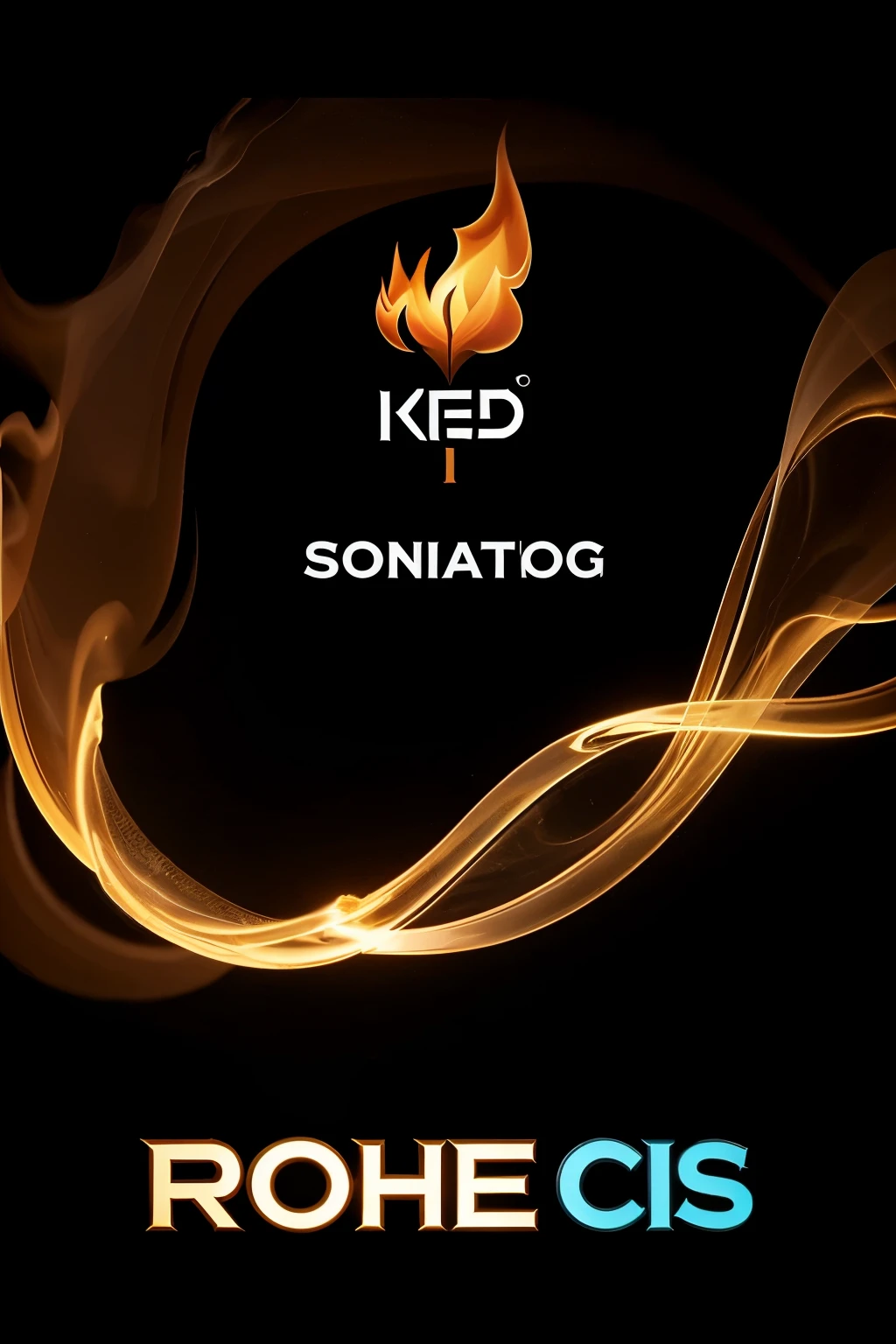 Logo principal ( Reis Pods ) electronic cigarette ignite background