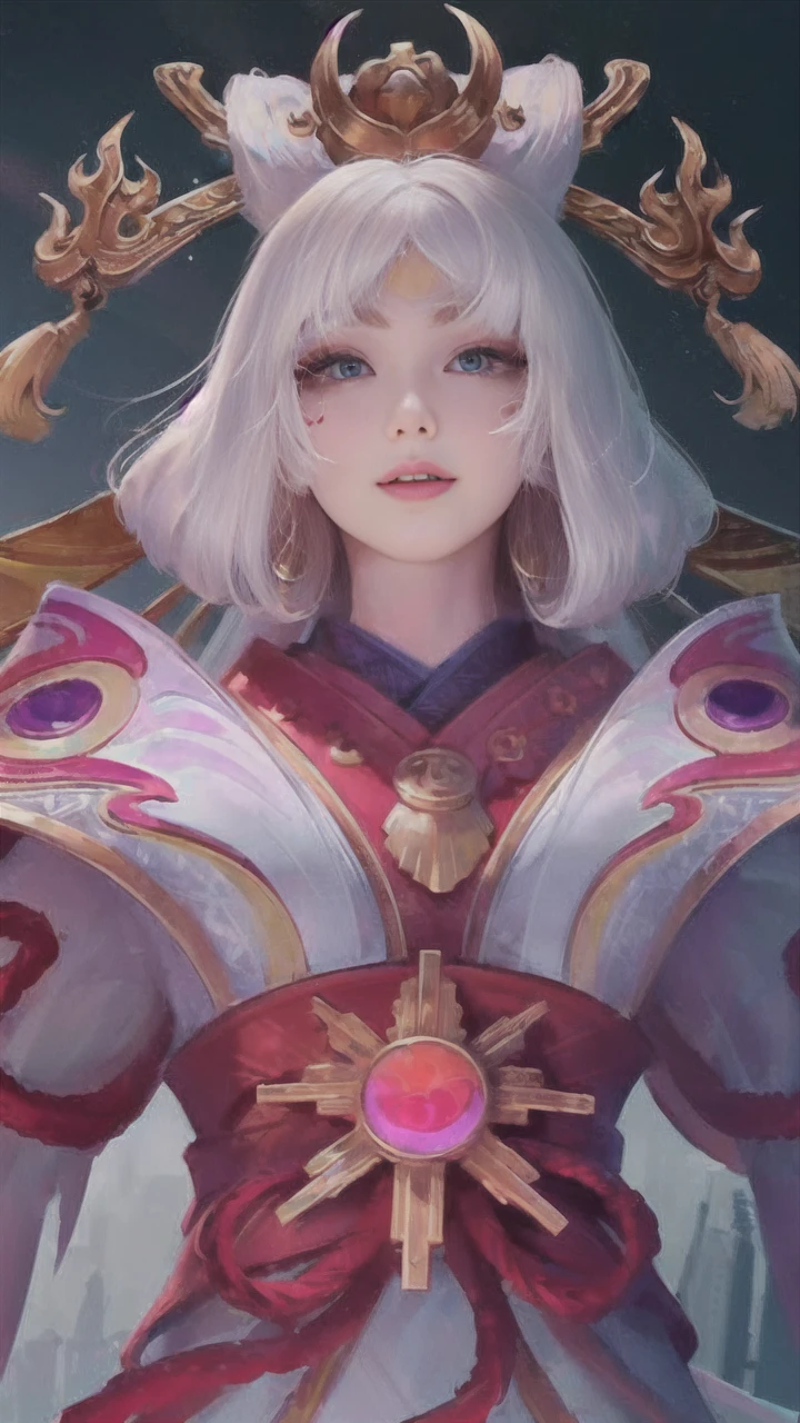 official art, masterpiece, sharp focus, (beautiful gorgeous cute Korean woman:1.3), (beautiful cute korean:1.3), korean beauty, Delicate and beautiful hair and eyes and face, realistic, ultra detailed, beautiful girl, blue sky, glow white particle, (sidelighting:1.2), sun light, white cloud, detailed clouds, slender, Lovely very large breasts and very large hips, smile with teeth, ((smile with eyes, open both eyes)), scenery, long straight hair, sexy facial expression, building, (cityscape:1.7), dynamic hair, long straight hair, detailed platinum pink hair, glow blue eyes, (blue pleated shirts + white skirt), white long socks, pale skin, hair ornament, epic scenery,