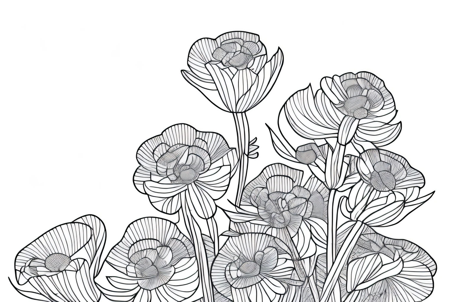 Alchemilla mollis, fairy tale, Fairytale, Mystery, Monochrome