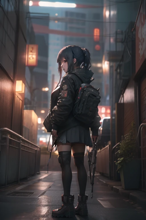 Adventure resume certification game professional ID card anime model girl,Highly detailed shot of a giantess,real life anime girls,Fantasy cyberpunk girl,Realistic anime girl rendering,Set on a Tokyo rooftop,Cyberpunk beautiful girl,Realistic animation,Female Cyberpunk Anime Girl,Anime style mixed with Fujifilm