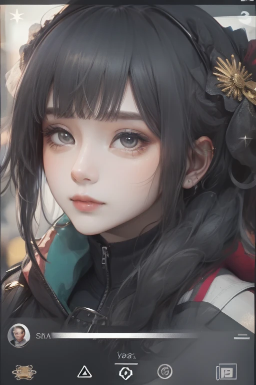 Identity selection for logging into the game,Close-up of a person's ID card,There's a picture of a woman on it,The album cover was inspired by Li Tiefu、flickr、shinhanga、huifeng Huang、zeng fanzh、Yudai Chiba、qichao wang、yuan - ti、xiaofan zhang、gujian , Passport Photo Adventure Resume Certification Game Occupation ID Card Anime Model Girl