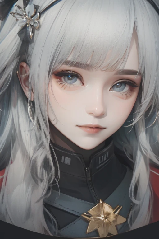 Identity selection for logging into the game,Close-up of a person's ID card,There's a picture of a woman on it,The album cover was inspired by Li Tiefu、flickr、shinhanga、huifeng Huang、zeng fanzh、Yudai Chiba、qichao wang、yuan - ti、xiaofan zhang、gujian , Passport Photo Adventure Resume Certification Game Occupation ID Card Anime Model Girl