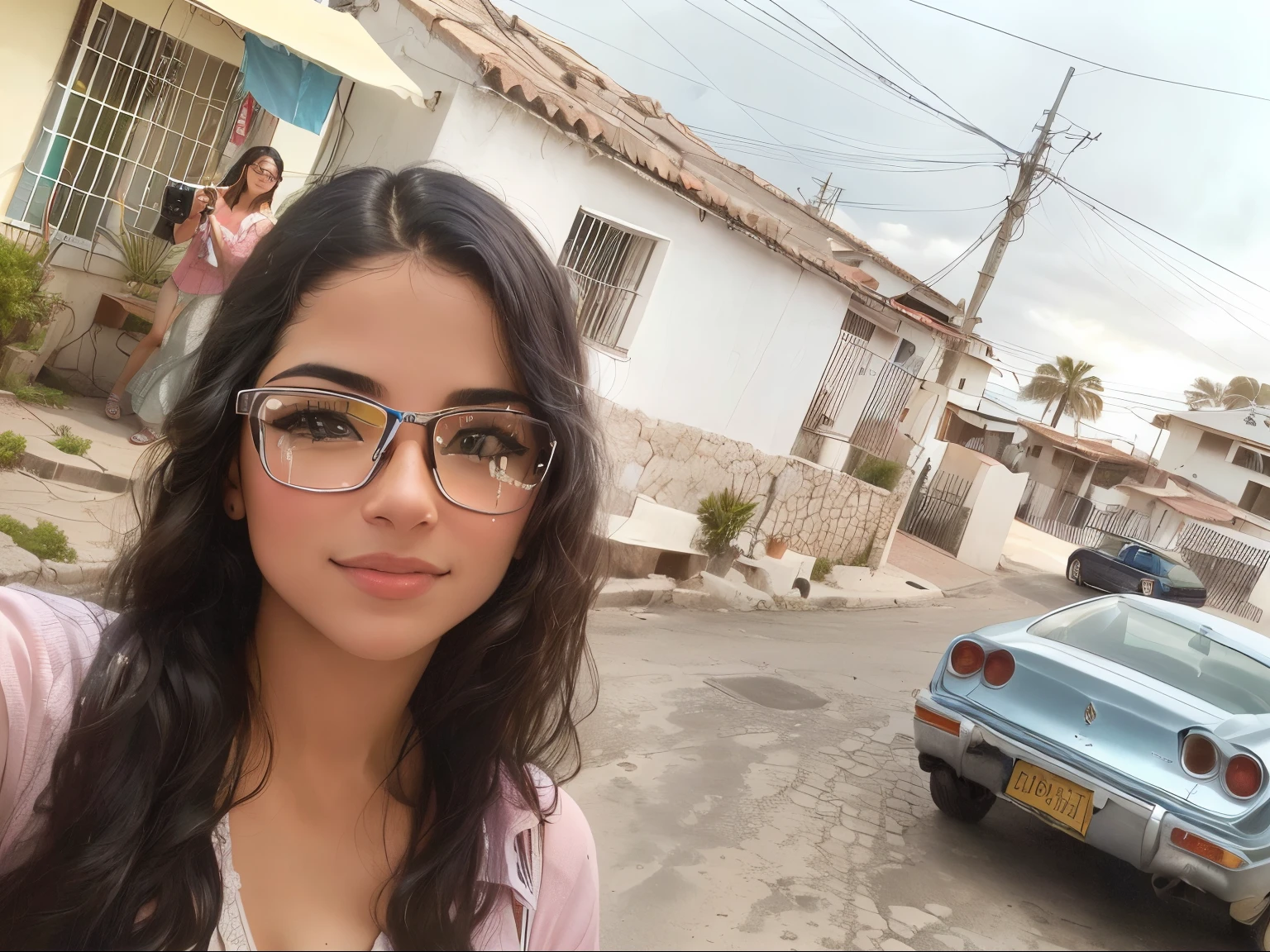 Imagem de uma menina realista do Brasil