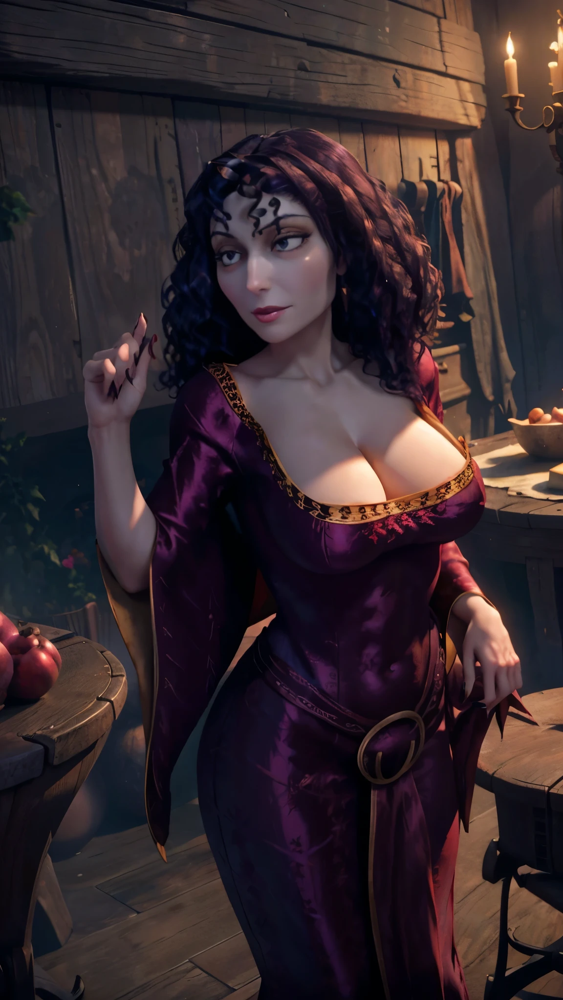 Mother gothel. Sexy. Busty