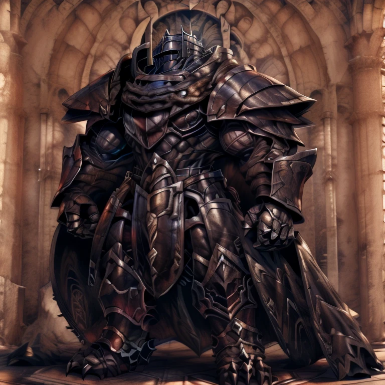 BlackKnight_fe, (masterpiece, best quality, detailed:1.2) detailed full body, a knight's mechanical armor, glowing wide and heavy armor, wears full body armor. massive muscles, huge pecs, chiseled abs, huge pectorals, exaggeratedly huge muscles. wearing a cloak. unusually developed muscular body big muscle, pecs, triceps, traps, waist narrow, unusually developed muscular body, Dark knight,
The claws are sharp,
Sharp teeth, black color big penis,