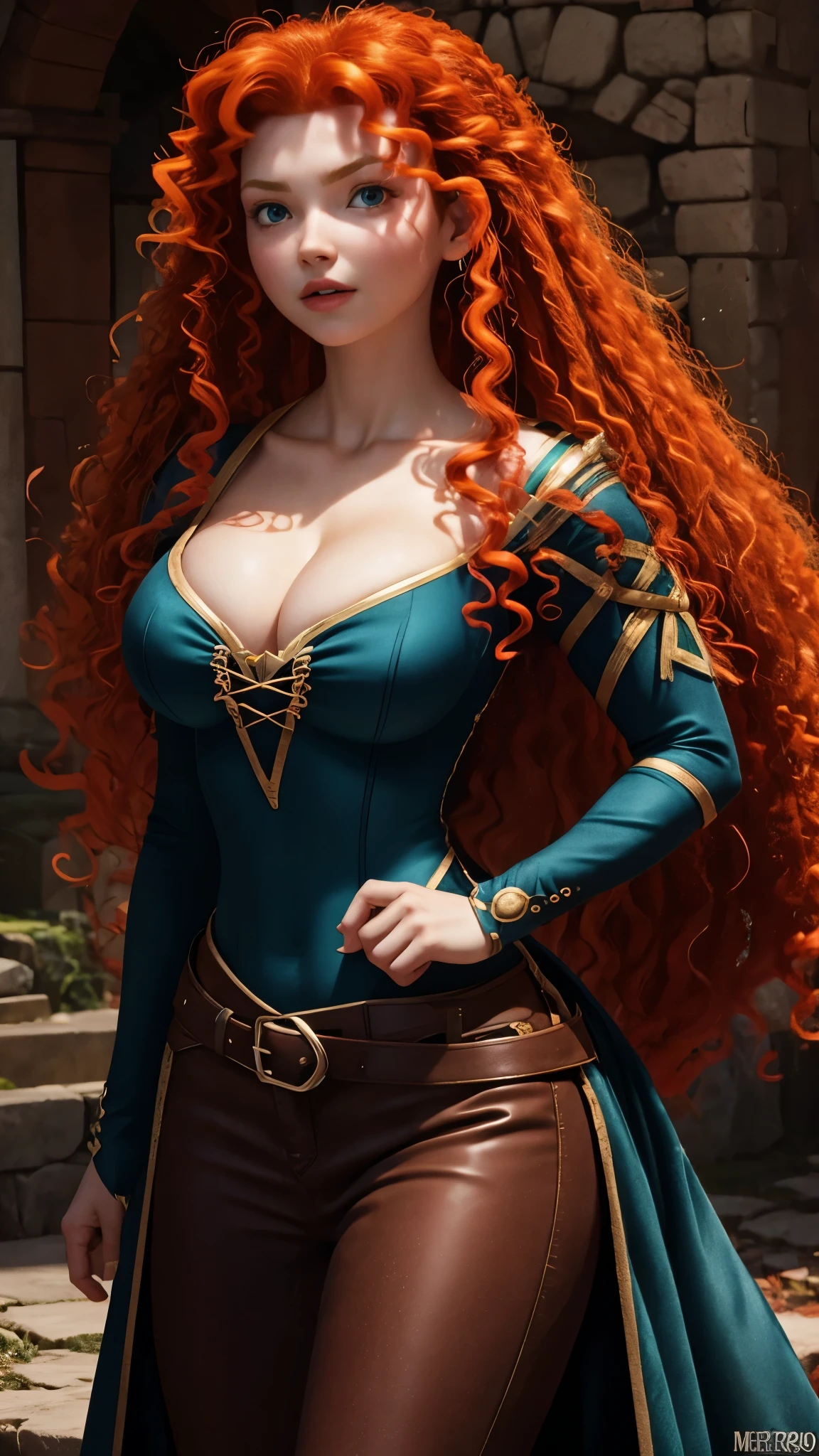 Merida super hot. Busty. neckline.