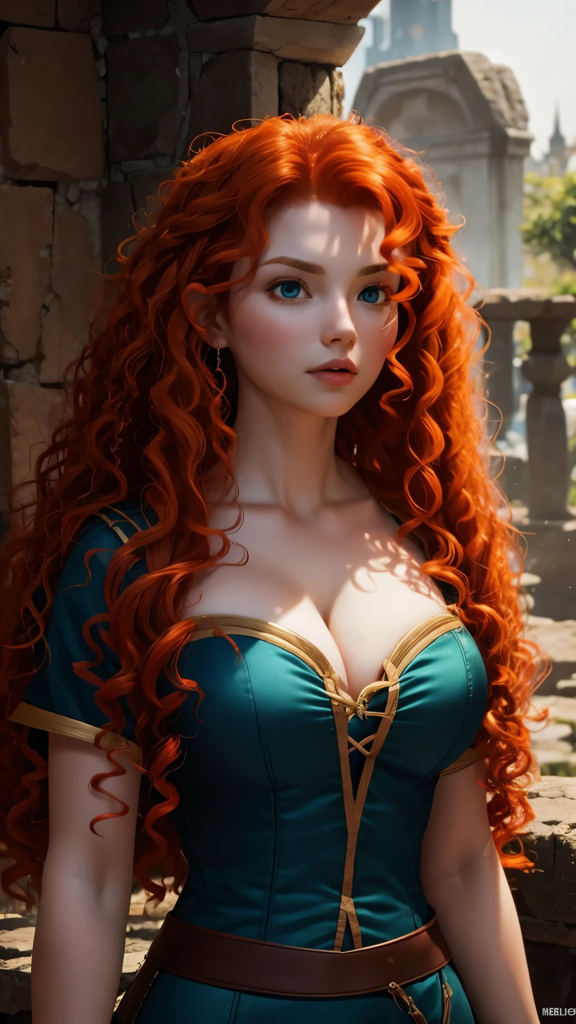 Merida super hot. Busty. neckline.