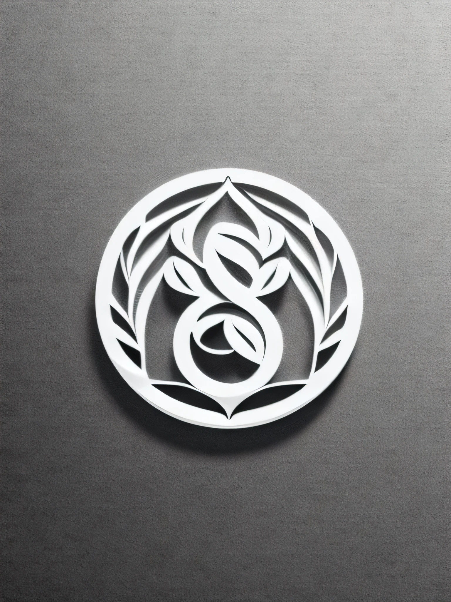 a detailed logomark, representing the goddess Aphrodite woman cloth store minimalist style logo, simple elegant logo design, clean modern logotype 3D emblem, high quality, photorealistic, 4k