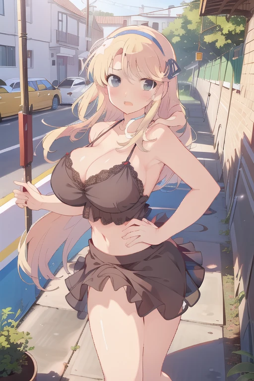 Senran kagura Katsuragi big tit busty ((mejor calidad, 8K, obra maestra: 1.3)), cuerpo completo, ropa original