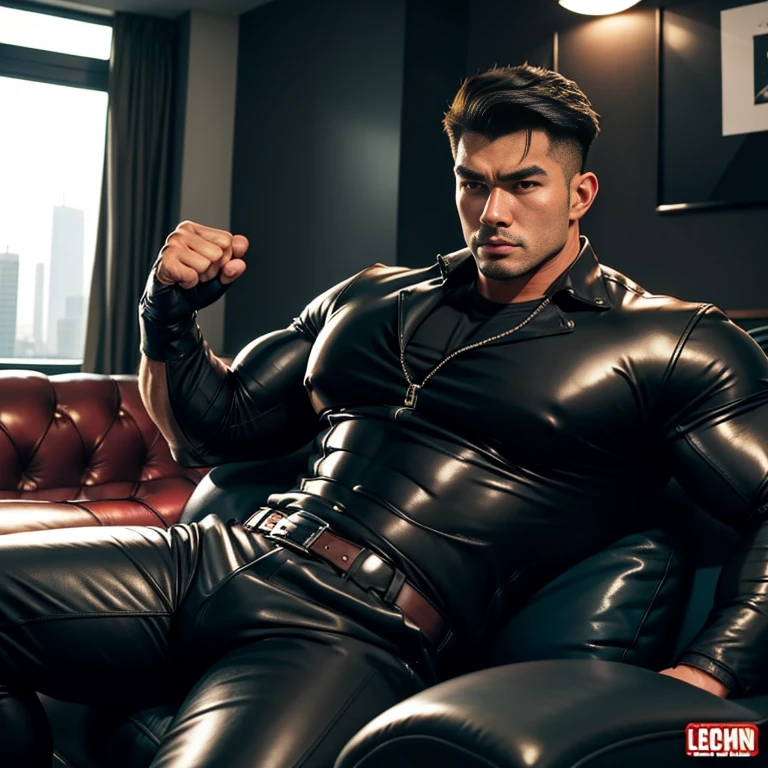 20 years old,daddy,men sat on sofa,k hd,in the office,"big muscle", gay ,asia face,masculine,strong man,the boss is,handsome,sex,leather gloves,lecherous dad,look straight ahead,"dad is handsome","gay dad","handsome","raise your hand"
