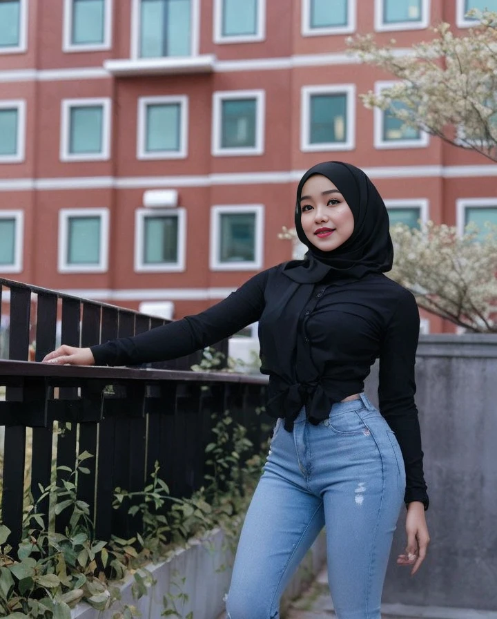 (Happy smile), (((HIJAB MALAY GIRL))), masutepiece, High quality, UHD 32K, Realistic face, Realistic skin feeling , A Japanese Lady, 8 years old, , Very cute and baby-like face, (((FLAT CHEST))), (Night time at forest), ((look In front at the camera and SADNESS)), (((GREEN FLUORESCENT))), (((CUTE GIRL))), ((GREEN FLUORESCENT LIPS)), ((Floral Pattern)) little wearing strapless bra, strapless colorful bra, dark night background , black forest night, horror scary place (from behind up) seductive pose