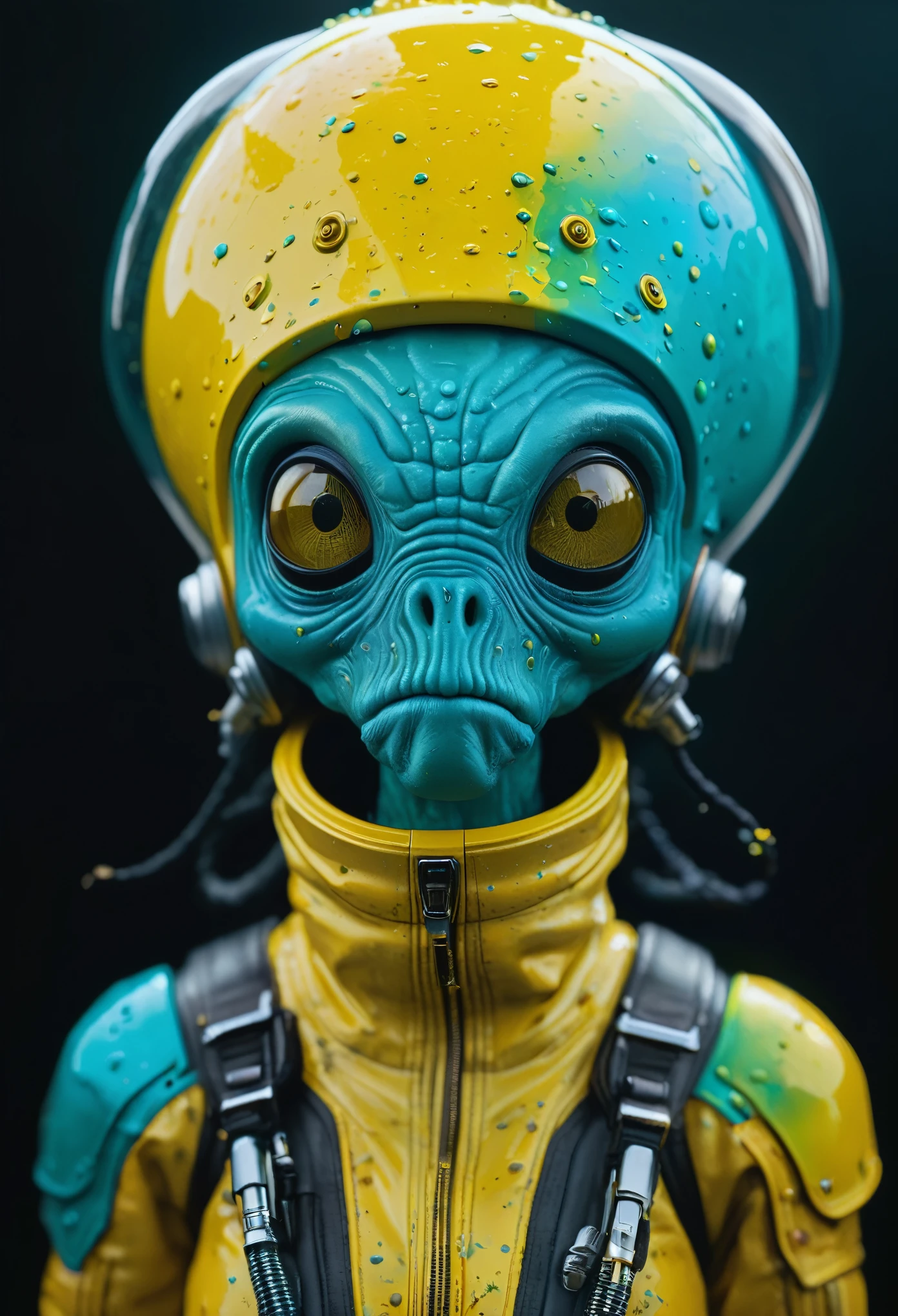 8K, ARTISTIC photogrAphy, best quAlity, mAsterpiece: 1.2), A (potrAit:1.2) Don Bluth Style ASTRONAUT Cthulhu yellow Toon Doll, full body RAW candid cinema, cyan hair, 16mm, color graded portra 400 film, remarkable color, ultra realistic, sad admosphere, dark lighting, oppressive atmosphere, depressive colors, kodak portra 400, photograph,r, Natural Light, Pinhead lighgts, blur reflection, Brush Strokes, Smooth, abstract, Splatter, Oil On Canvas, rainbow colors, fractal isometrics details bioluminescens : a stunning realistic photograph of wet bone structure, 3d render, octane render, intricately detailed, titanium decorative headdress, cinematic, trending on artstation | Isometric | Centered