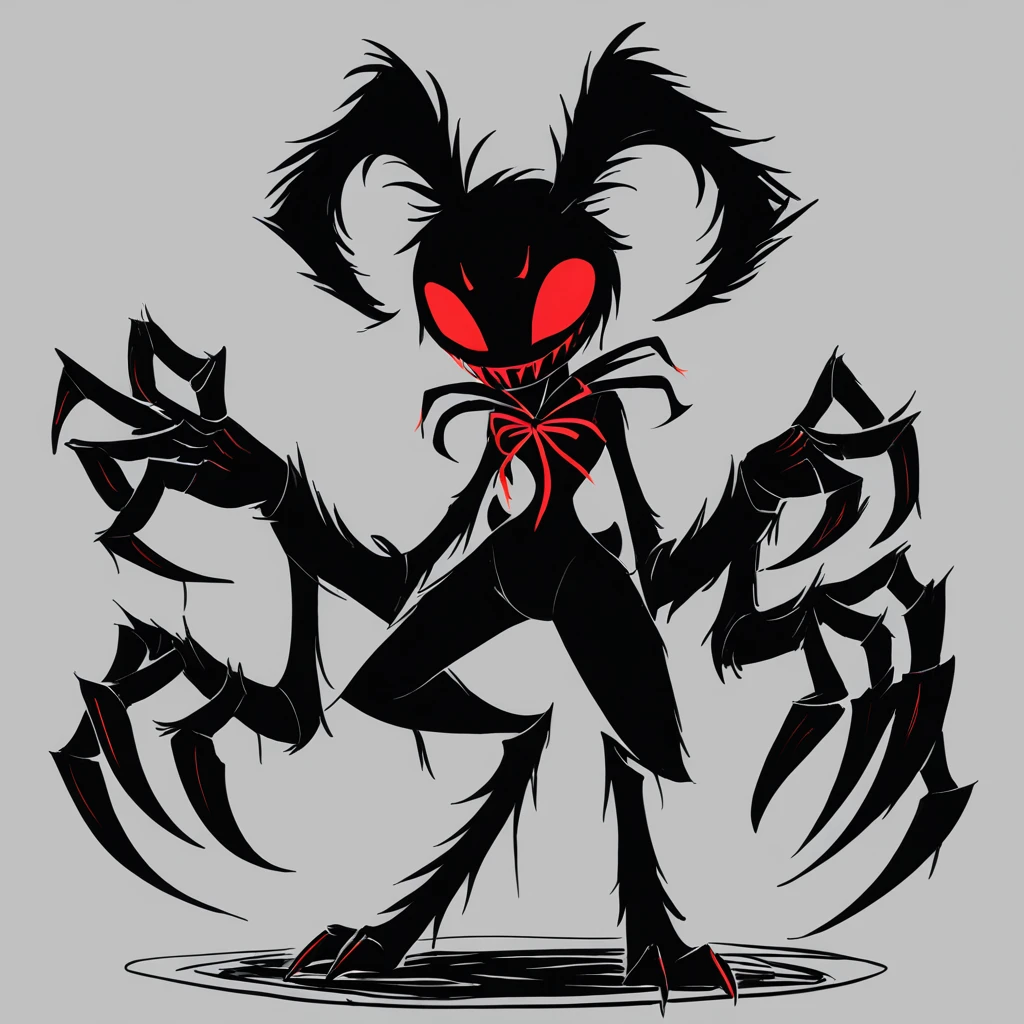 Scorpion of Greed in rabbit creepy pasta art style