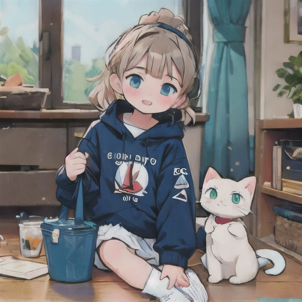 Girl with cat/Girl with cat/Girls and cats