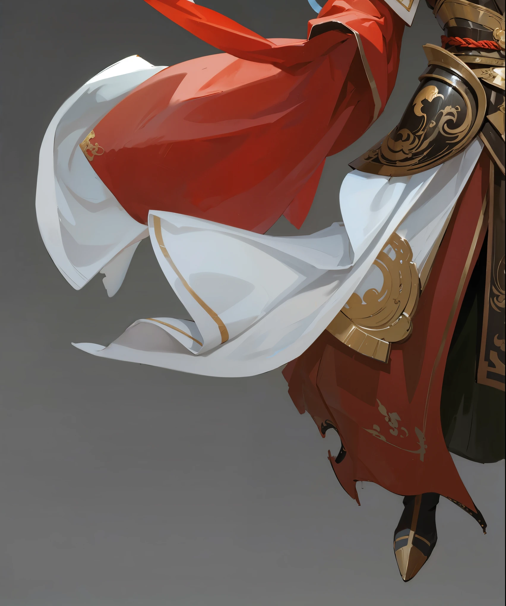 high quality, Li Jing,Meticulous portrayal,Clear structure,Tota,Waist armor,With streamers and robes,belt,Tota天王,Li Jing,
