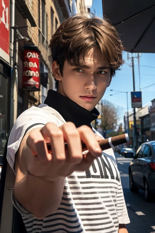Hand over two cigarettes