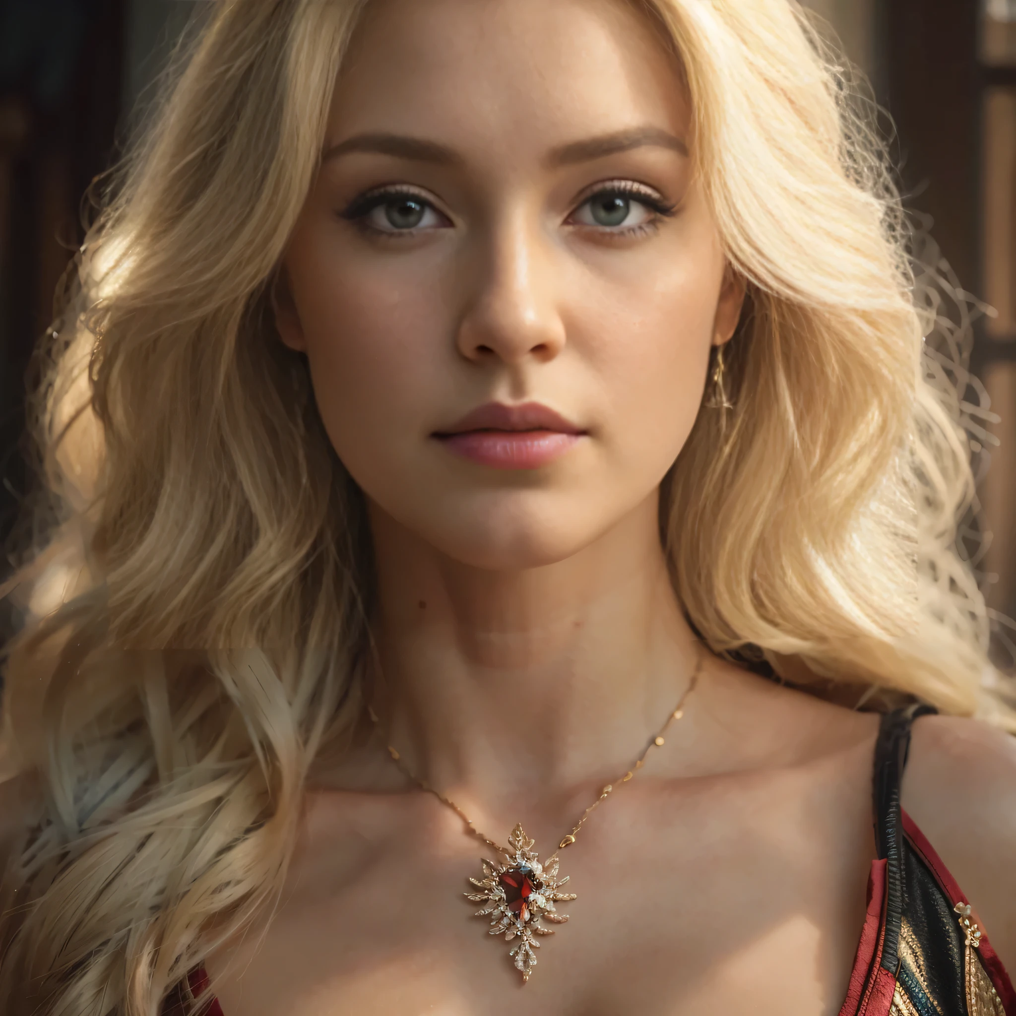 realistic, 4k queen Elsa frontal shot