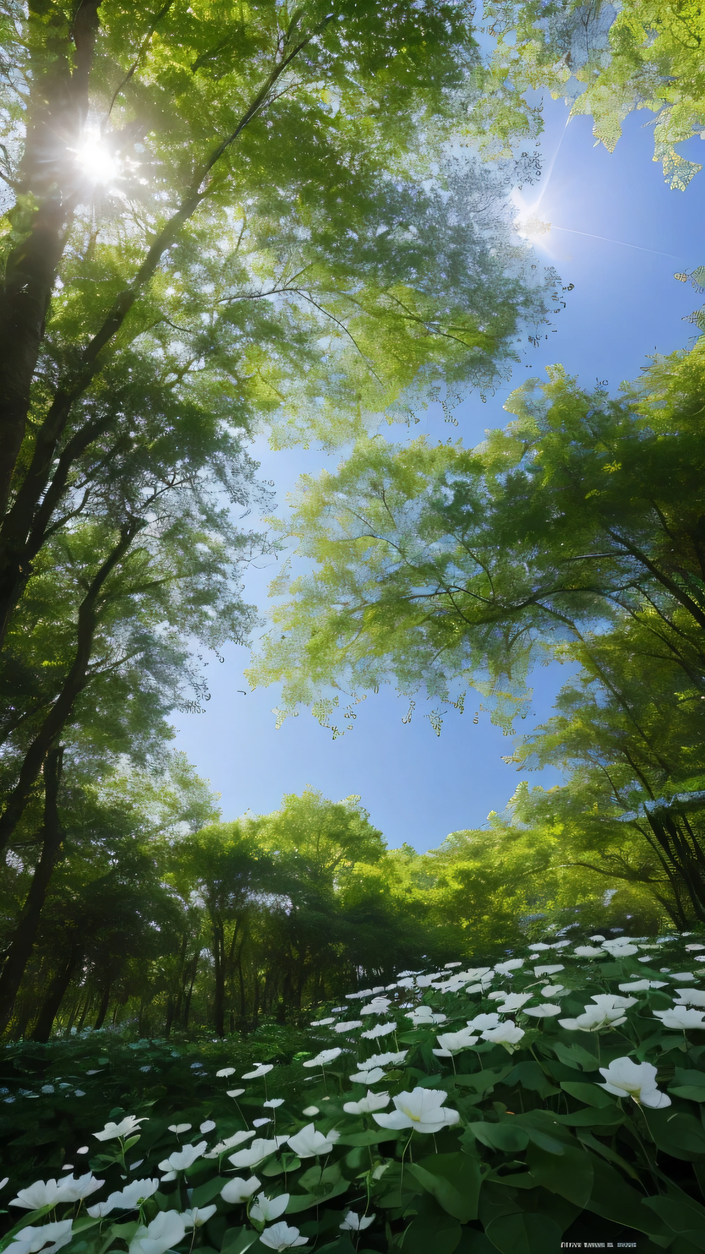 masterpiece of Gossamer Symphony, highest quality (Stunning CG Unity 8k Wallpaper),
The best illustrations of gossamer leaf petals drifting in the breeze,
Perfect Shadow Symphony,
Null wind follows, super detailed and exquisite,
The sun breaks through the canopy, dappled light casts across the lush forest floor,
A fascinating scene unfolds,
The delicate petals that were once a rich green,
Touched by the tender kiss of null wind, softly descending,
This is starting to change,
Each petal, intricately detailed,
Sparkling with life and energy.