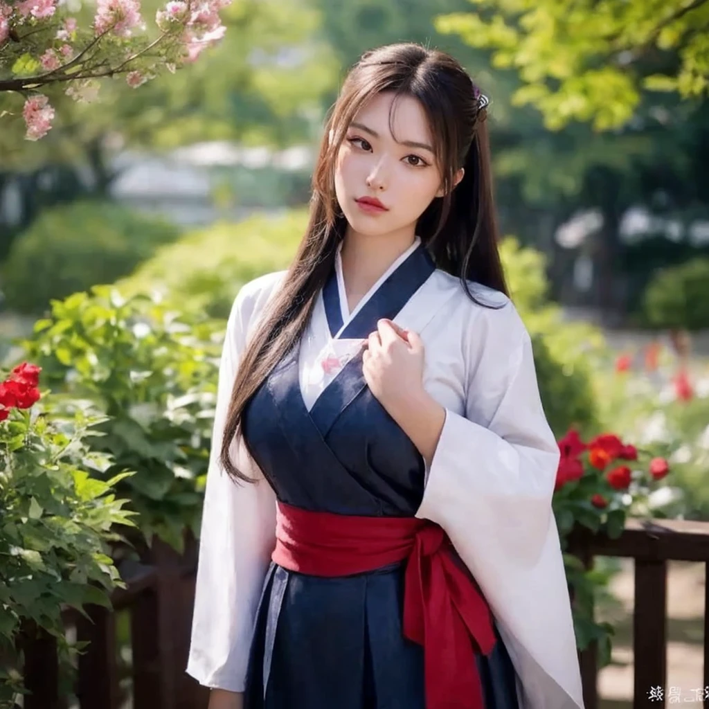 Beautiful Asian woman, 25 years old, 36 inch bust, long, flowing hair in a ponytail.,(วอลล์เปเปอร์ CG unity 8k ที่very detailed),(Masterpiece), (best quality), (very detailed), (best illustrations),(best shadow), cowboy shoot, (sharp eyeliner, eyelid, Detailed eyes:1.1), (city background:1.2), ,Take a break , Version 3 (Girls&#39; frontline), , 3D,8k, Shot with a high quality Fuji 45 camera.,000,000 pixels, wide open aperture, warm light, Realistic, bright, beautiful light colors,