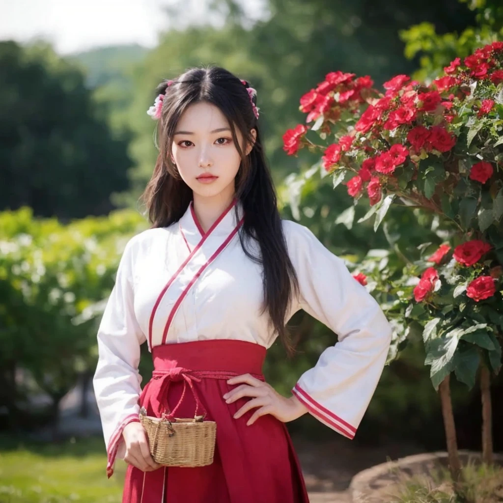 Beautiful Asian woman, 25 years old, 36 inch bust, long, flowing hair in a ponytail.,(วอลล์เปเปอร์ CG unity 8k ที่very detailed),(Masterpiece), (best quality), (very detailed), (best illustrations),(best shadow), cowboy shoot, (sharp eyeliner, eyelid, Detailed eyes:1.1), (city background:1.2), ,Take a break , Version 3 (Girls' frontline), , 3D,8k, Shot with a high quality Fuji 45 camera.,000,000 pixels, wide open aperture, warm light, Realistic, bright, beautiful light colors,