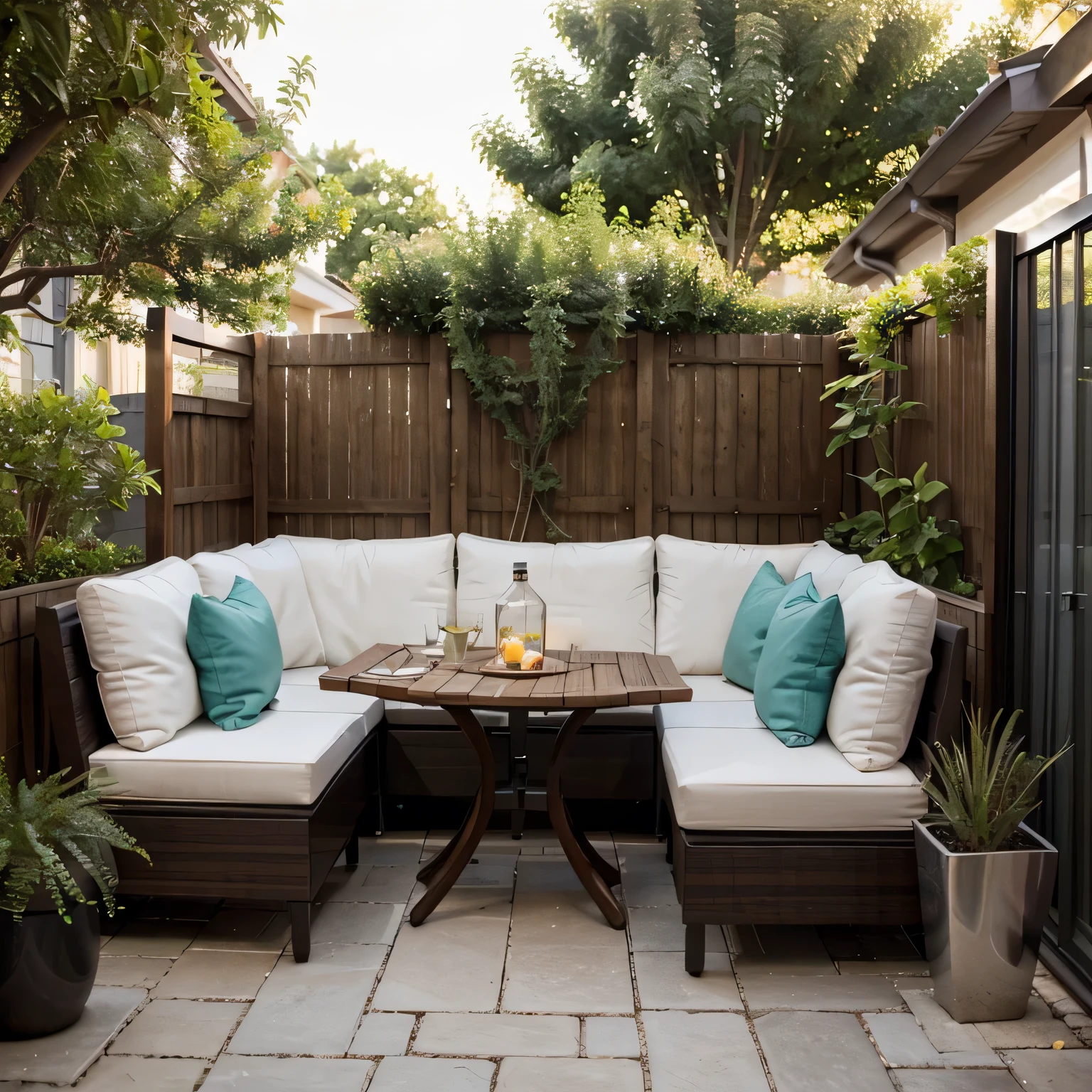 Big Ideas for Small Spaces | Transforming Your Tiny Front Yard into a Stunning Outdoor Oasis installing multi-functional furniture