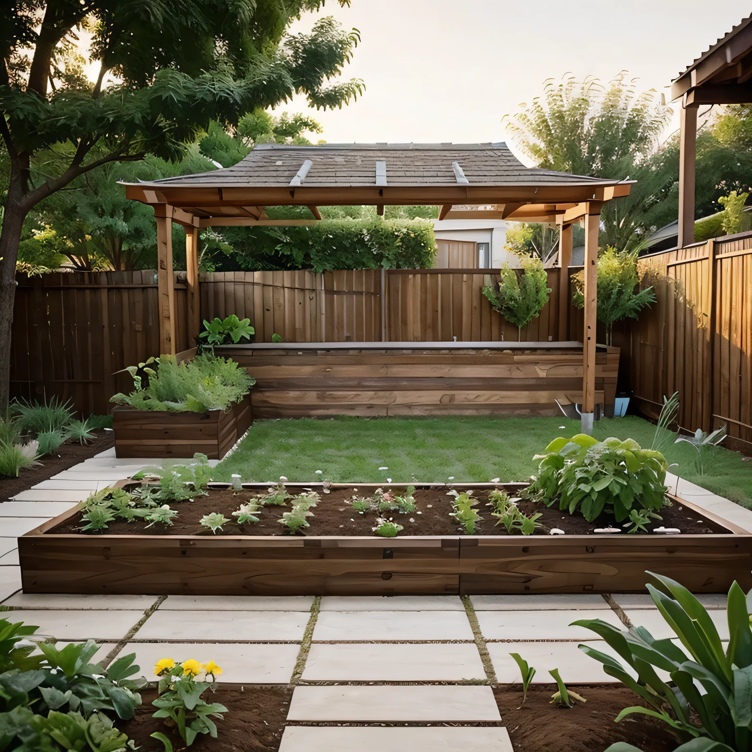 Big Ideas for Small Spaces | Transforming Your Tiny Front Yard into a Stunning Outdoor Oasis constructing raised garden beds