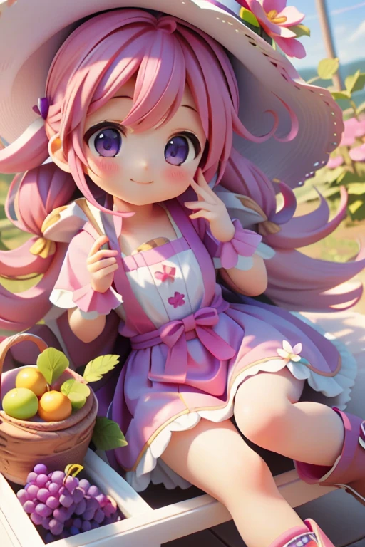 Full body 3D artwork! ! a very cute young girl, very good figure, popmart toys, (naked nude)blindbox toys, mockup, full body, Anime, background is a cute furry bear doll, furry, 3D atrwork, C4D, blender, OC render, high detail, bright, full of sunlight, studio lighting ::1