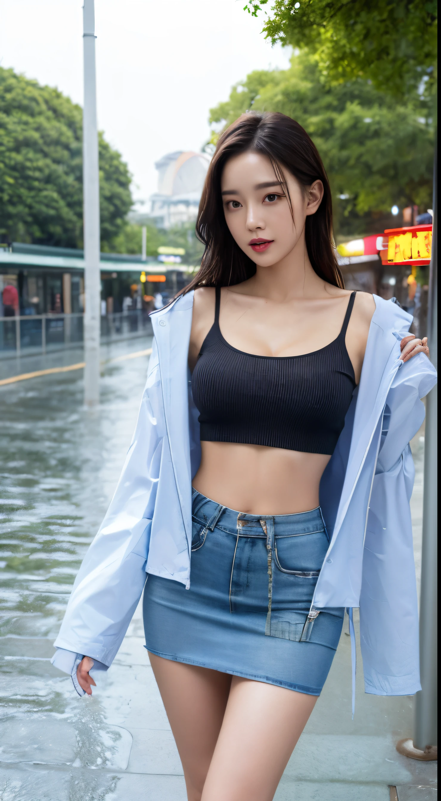 sexy outfit wet shirt, Revealing clothing, Open shirt,, Cover and SFW, , Wear a cute top, Very sexy clothes, Park Passages, evening, Starlit Ferris wheel, Wear tight clothes, Beautiful girl standing in the rain, Sexy Looks, Spread your legs, Exposed panties, Sexy short skirt, Ultra-thin top, No bra