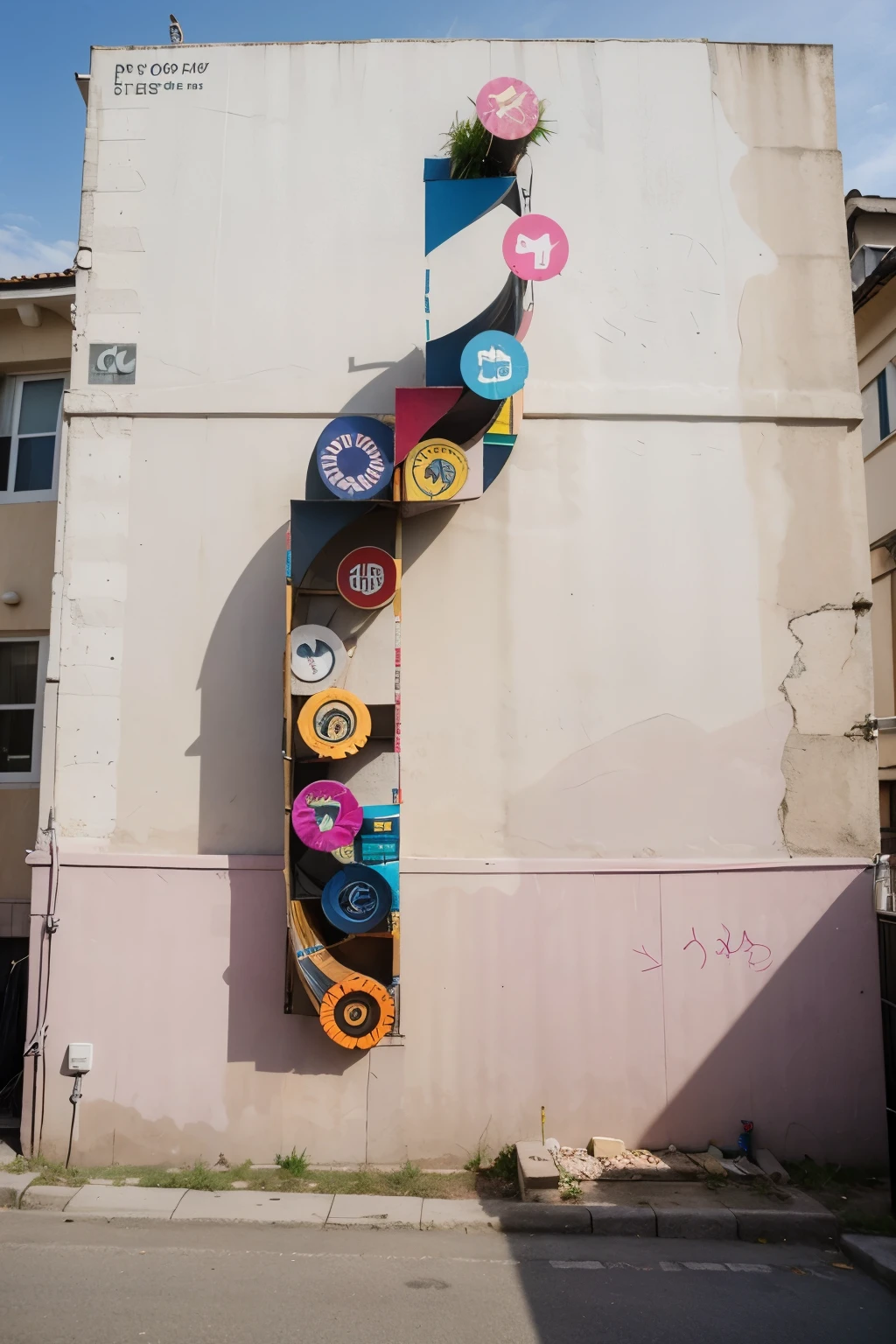 LETRA S EN MURAL