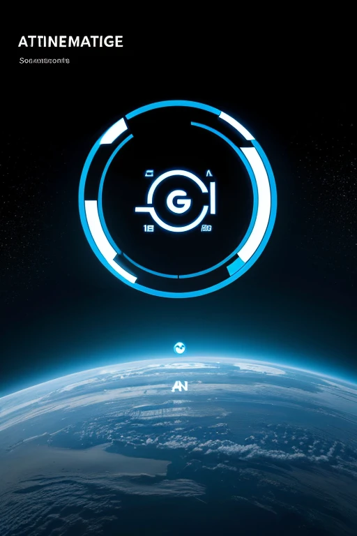 No humans，It's the logo,The content contains the word &quot;AGI&quot;，Artificial Intelligence as the theme.logo,logo。Circular AGI