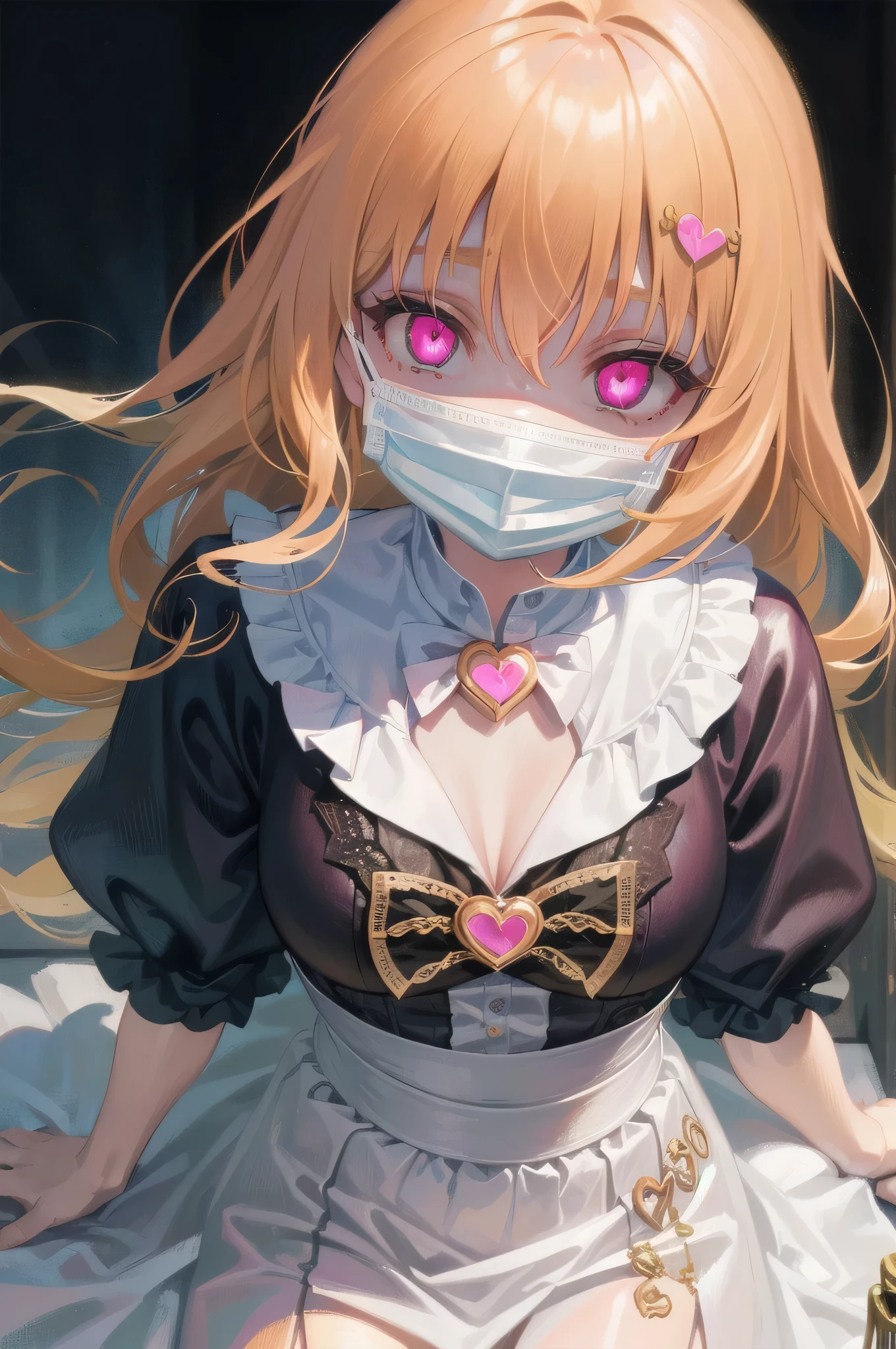 (Tabletop:1.0), (highest quality:1.4), (High resolution:1.2),(Latex lace mouth mask:1.3), Open your mouth,  Sharp contours,  boyish, highest quality, masterpiece,Glasses,Voice of the Heart,Breast milk,yandere,nsfw