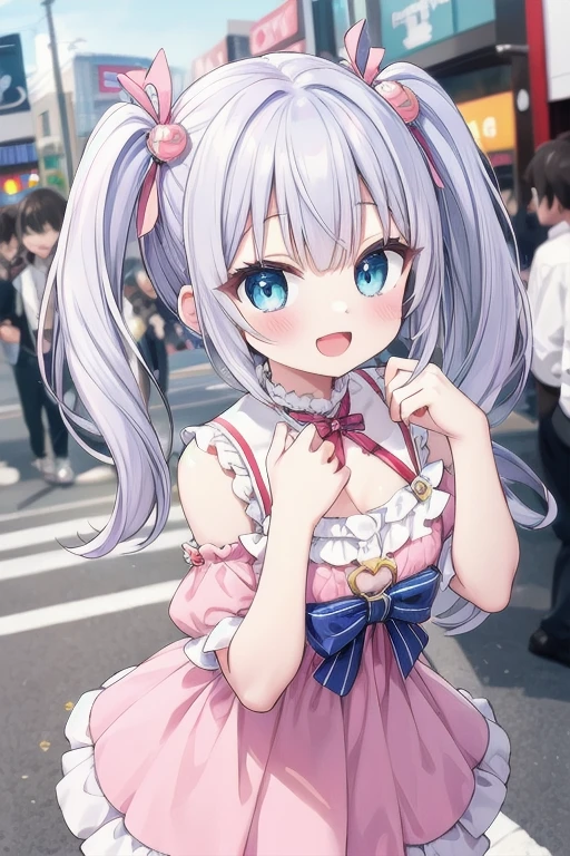 (masterpiece, best quality: 1.2), high resolution, high quality, dress made of star particles, cute long hair, cute hair ornament, hand close to view, energy sphere in hand,
, detailed, absurdres, ultra-highres, ultra-detailed, best quality,
1girl, solo, nice hands, perfect hands,
BREAK
(wearing harajuku-style coordinate),
happy smile, laugh, open mouth
BREAK
hands behind body, from above, cowboy shot, looking at viewer
BREAK
slender, kawaii, perfect symmetrical face, ultra cute girl, ultra cute face, ultra detailed eyes, ultra detailed hair, ultra cute, ultra beautiful
BREAK
in harajuku, shibuya, tokyo, street, crowd, cityscape,
(cleavage:-0.7)
BREAK