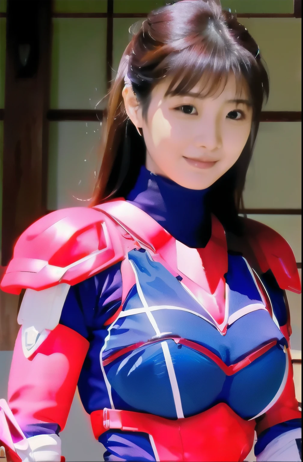 (highest quality、8k、Masseter muscle area、Delicate illustrations),masterpiece,High resolution,original,Highly detailed wallpaper,Perfect lighting,Highly detailed CG,Are standing,
Anise 2:1.7,Dark pink armor:1.6,Bodysuits,live-action:1.5,smile:1.3,(A beautiful and attractive 25-year-old Japanese woman:1.2、Big Breasts:1.5)