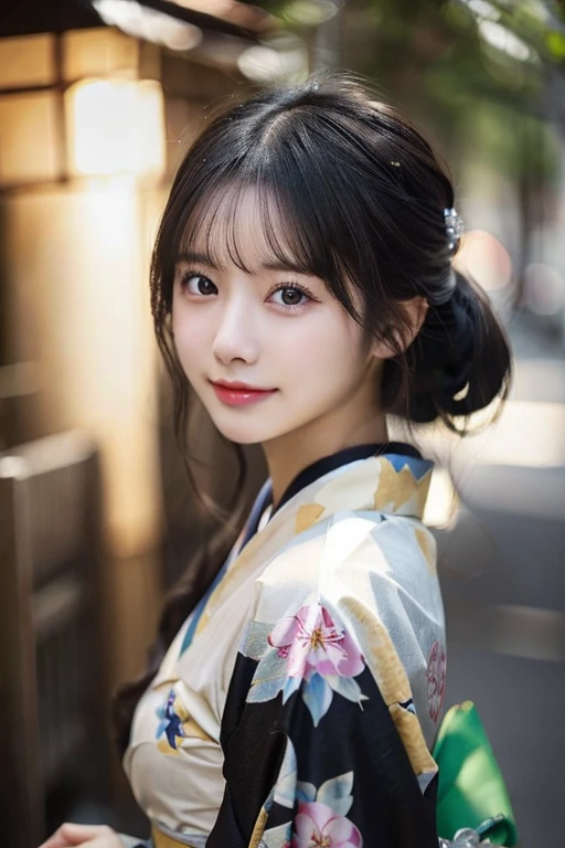 ((Kimono))、((A 24-year-old girl))、randome pose、、((Full body))、(8K、Raw photography、top-quality、​masterpiece:1.2)、(realisitic、Photorealsitic:1.37)、ultra-detailliert、超A high resolution、、、 Use natural light and color,1 girl,japanes,kawaii,A dark-haired,Middle hair,,,(depth of fields、chromatic abberation、、Wide range of lighting、Natural Shading、)、、、、、beautifull detailed face、smil、Beautiful detailed skin、Skin Texture、