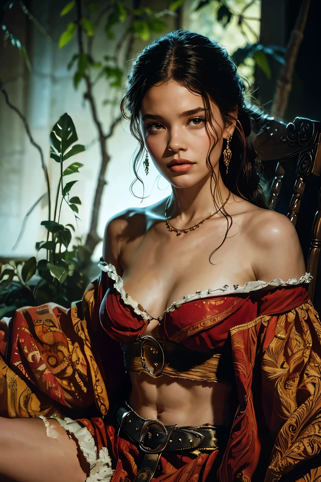 a woman