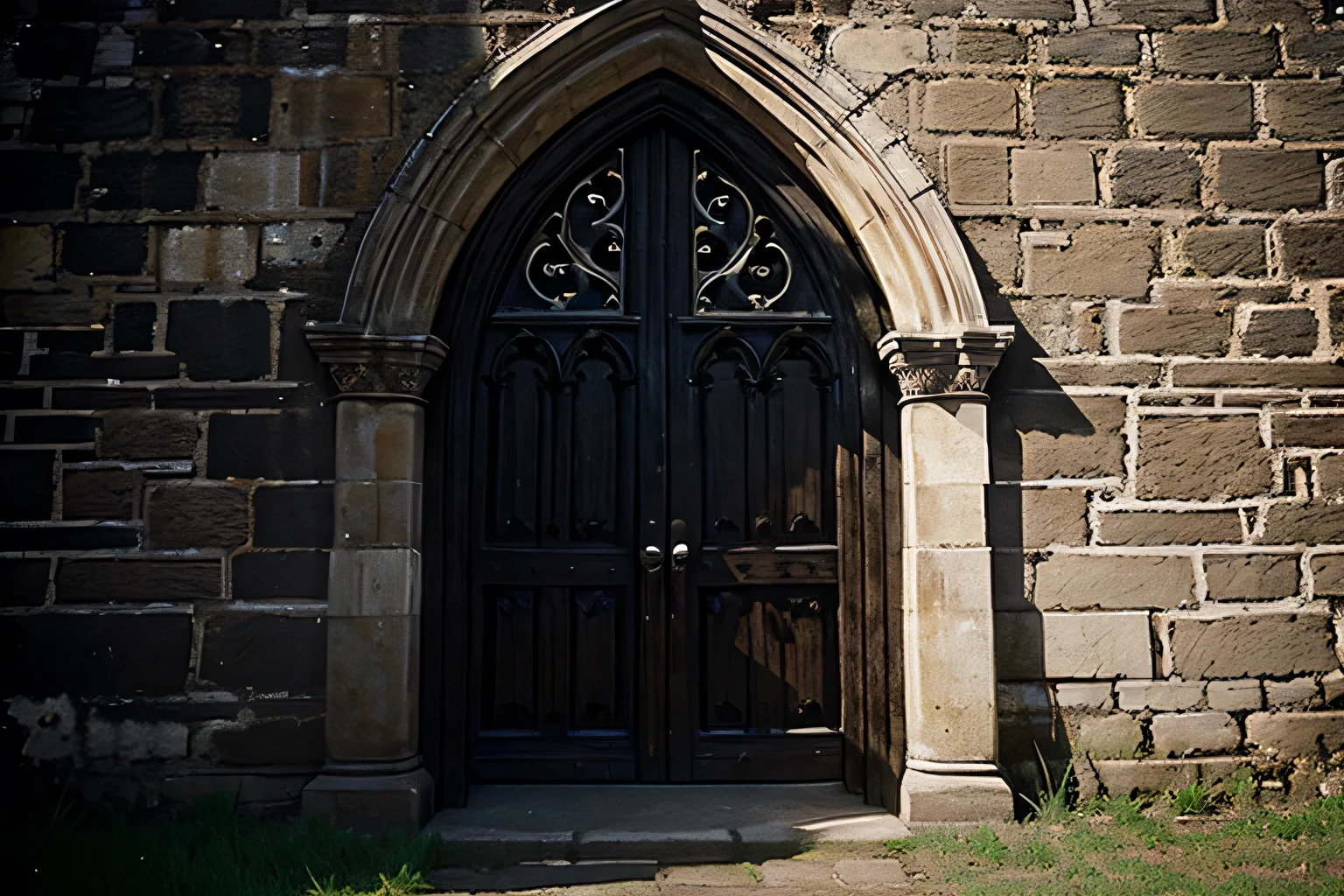 old gothic church wall texture