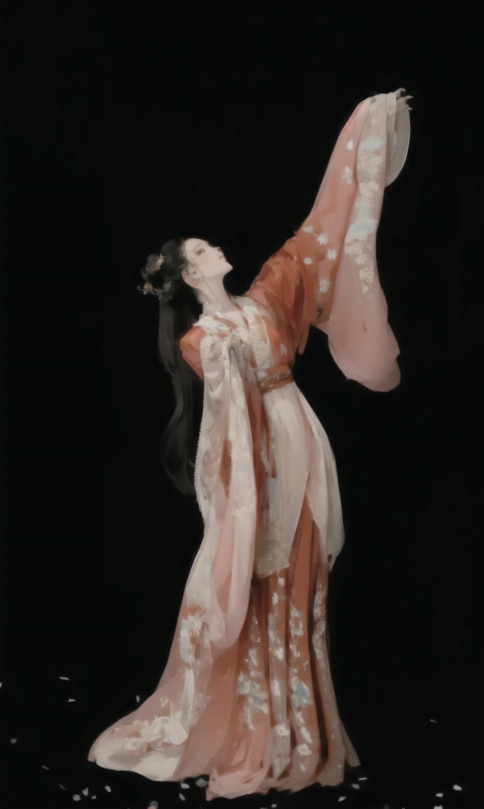 Wearing Chinese Hanfu、Wearing ancient Chinese clothes, Hanfu, palace , a girl in Hanfu, Dressed in ancient Chinese costumes, Wearing gorgeous silk clothes, Chinese traditional clothing, Chinese Princess, Inspired by Qiu Ying, Beautiful rendering of the Tang Dynasty, full body xianxia,