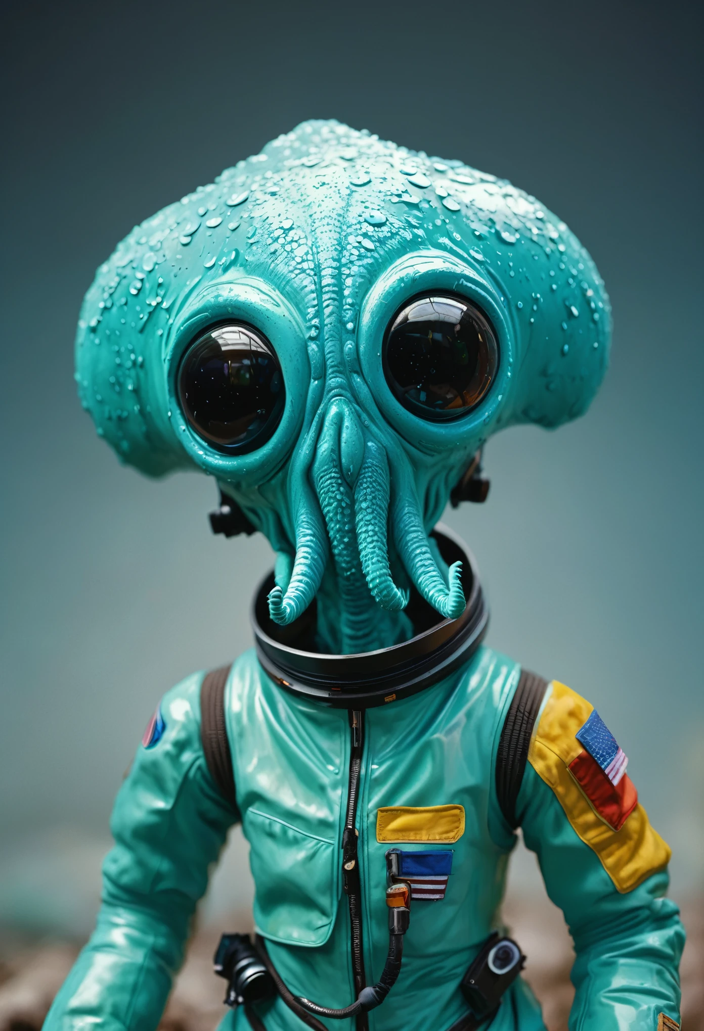 8K, ARTISTIC photogrAphy, best quAlity, mAsterpiece: 1.2), A (potrAit:1.2) Don Bluth Style ASTRONAUT Cthulhu black Toon Doll, full body RAW candid cinema, cyan hair, 16mm, color graded portra 400 film, remarkable color, ultra realistic, sad admosphere, dark lighting, oppressive atmosphere, depressive colors, kodak portra 400, photograph,r, Natural Light, Pinhead lighgts, blur reflection, Brush Strokes, Smooth, abstract, Splatter, Oil On Canvas, rainbow colors, fractal isometrics details bioluminescens : a stunning realistic photograph of wet bone structure, 3d render, octane render, intricately detailed, titanium decorative headdress, cinematic, trending on artstation | Isometric | Centered