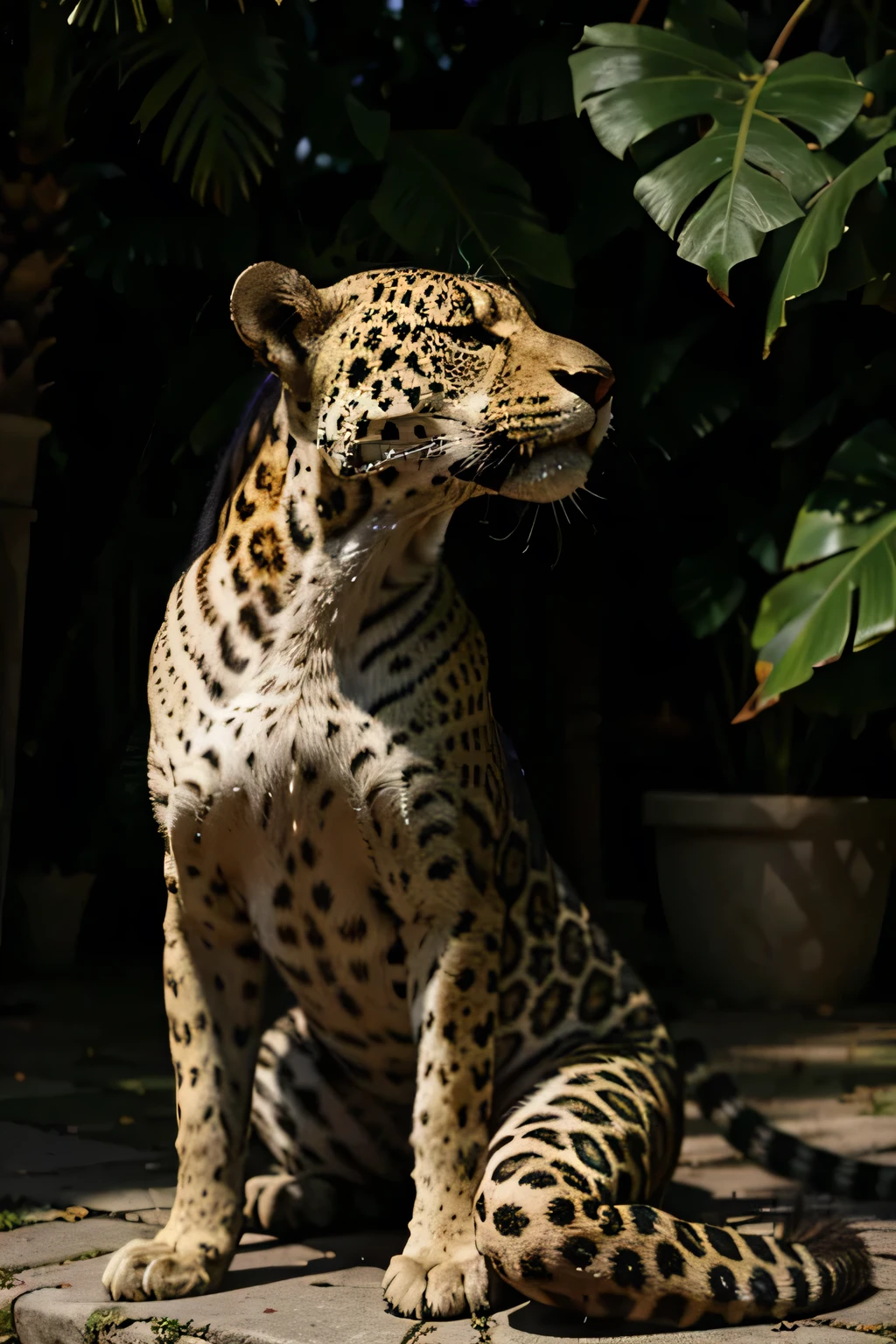 jaguar with alligator head