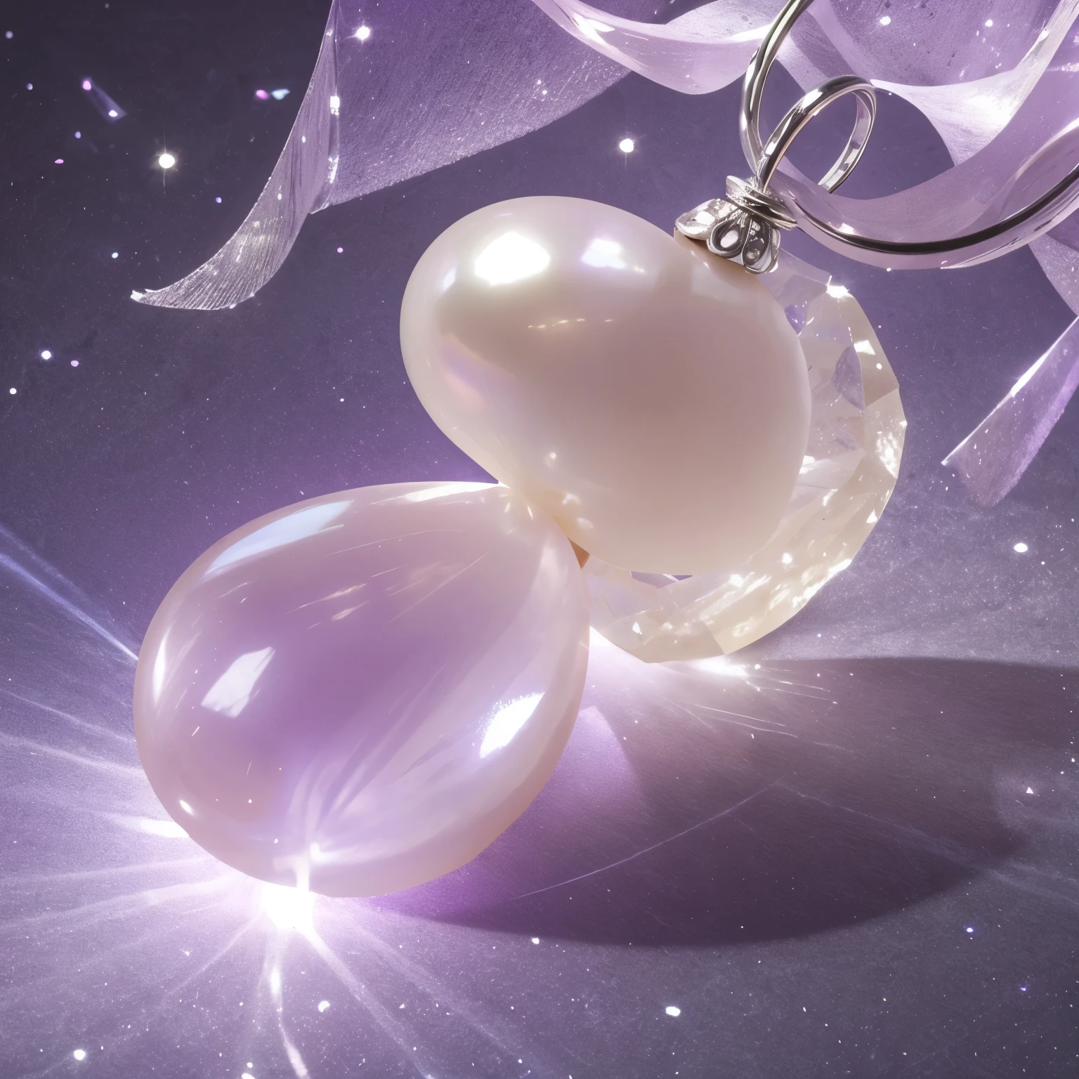 Pearl Moonstone Alexandrite White Light Purple June