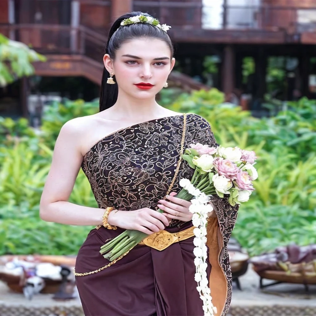 (Masterpiece:1.4),, (best quality:1.4),,3 D,, Ultra high resolution animation,, 8k, CG,, (Very delicate and beautiful:1.2),, , upper body,, from the side,, look at viewer,, , 1 girl,, alone,, Girl Robbery,, mature woman,, , cute, sweet,, , In wheat fields,, blurred background,, , long brown hair,, Ponytail, long, flowing hair,, , brown eyes,, gag,, red lips,, , wind blown face,, , white dress,, large breasts, Beautiful complete set of jewelry,